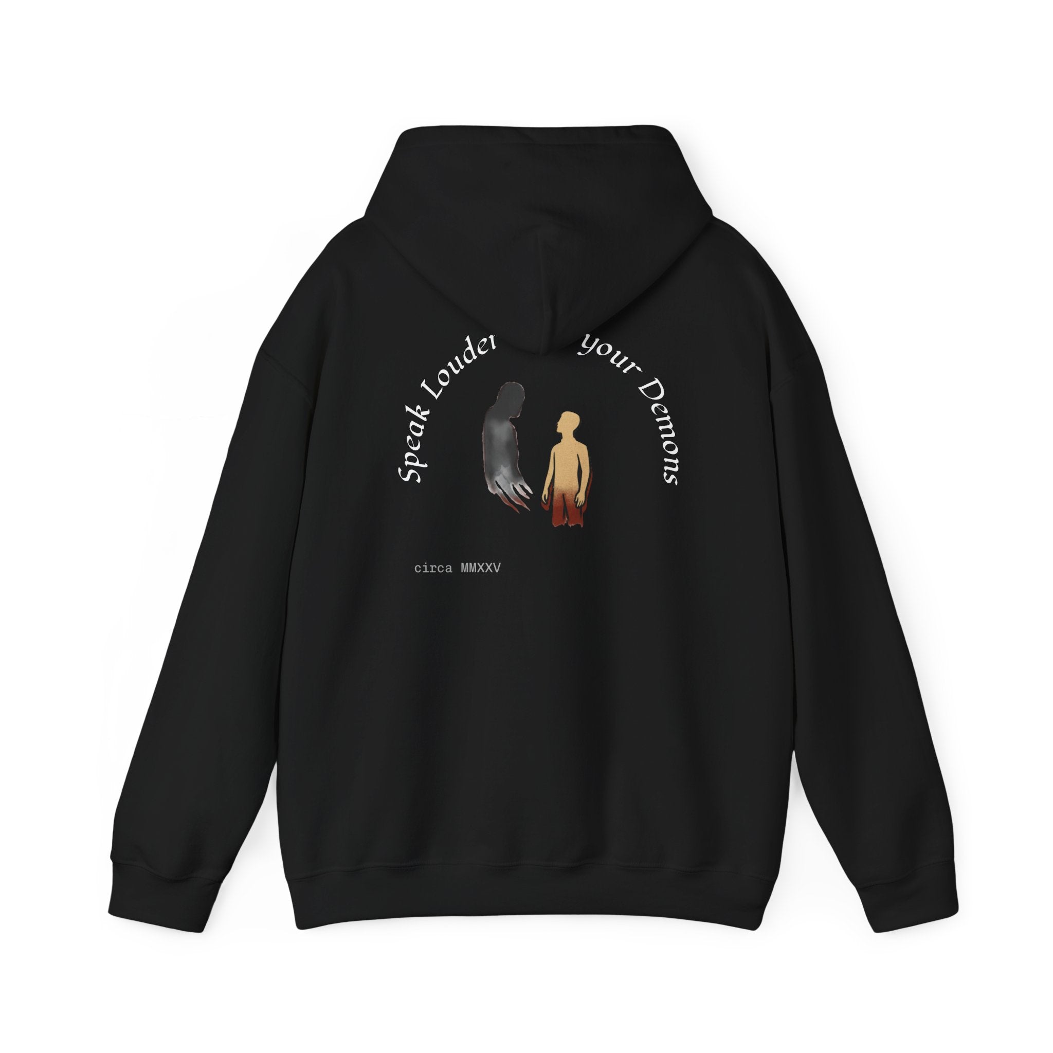 Empowering Hoodie: Speak Louder than your Demons, Motivational Sweatshirt