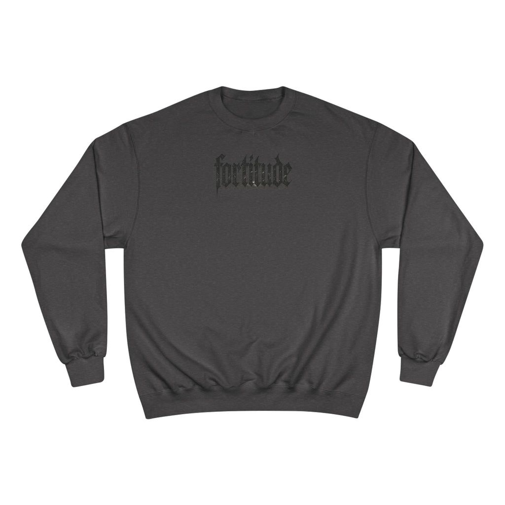 Fortitude Graphic Champion Sweatshirt for Resilience and Strength