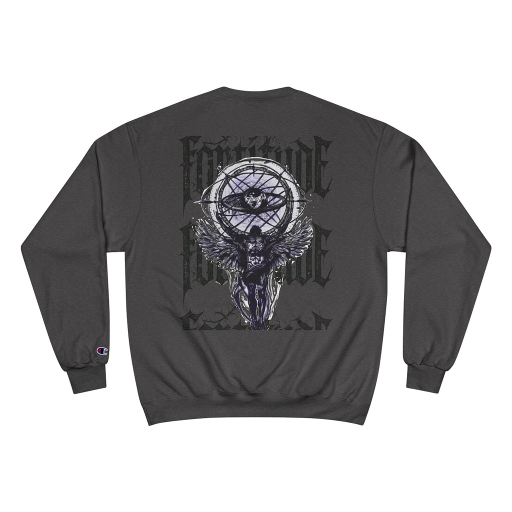 Fortitude Graphic Champion Sweatshirt for Resilience and Strength