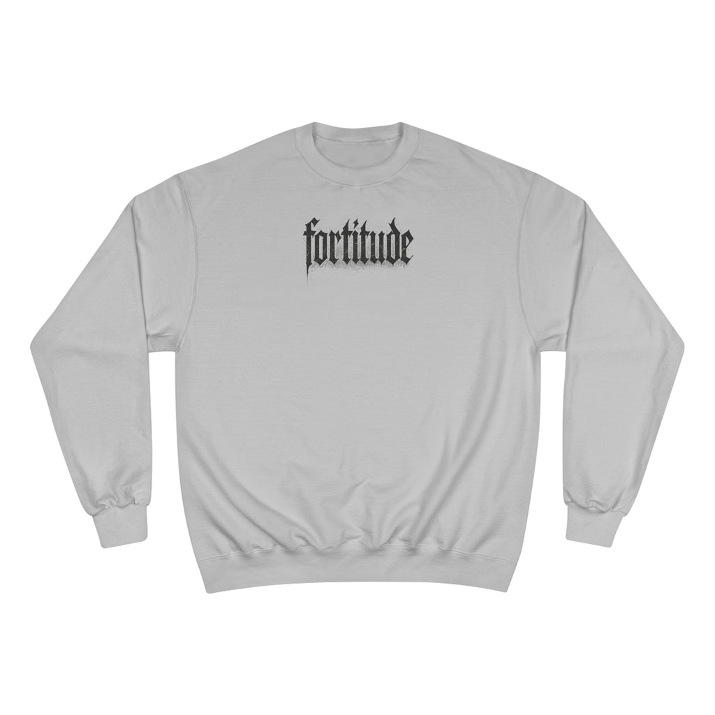 Fortitude Graphic Champion Sweatshirt for Resilience and Strength