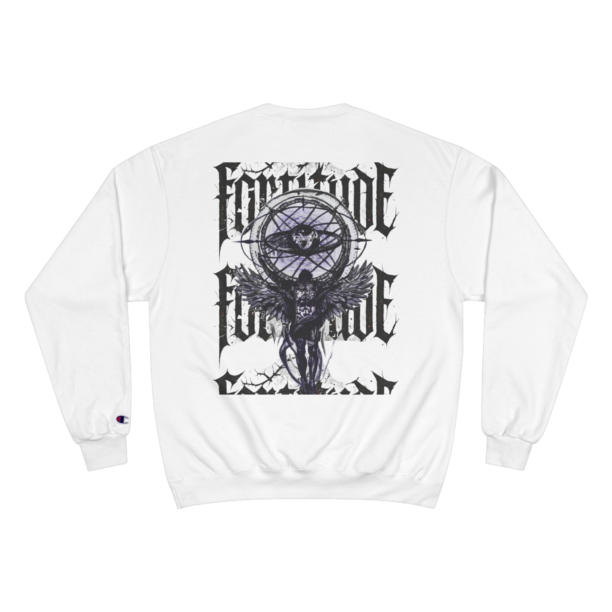 Fortitude Graphic Champion Sweatshirt for Resilience and Strength