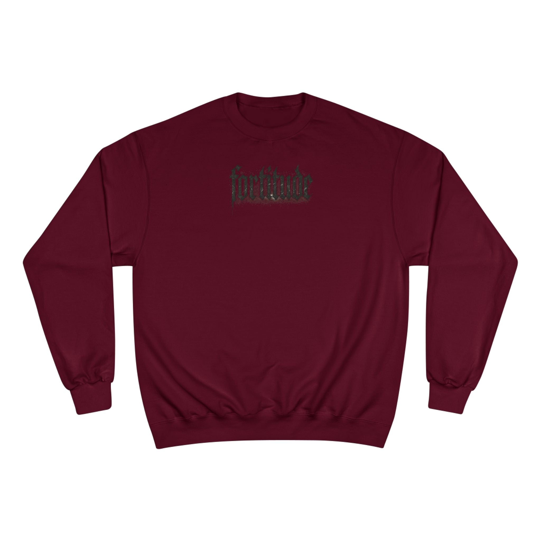 Fortitude Graphic Champion Sweatshirt for Resilience and Strength