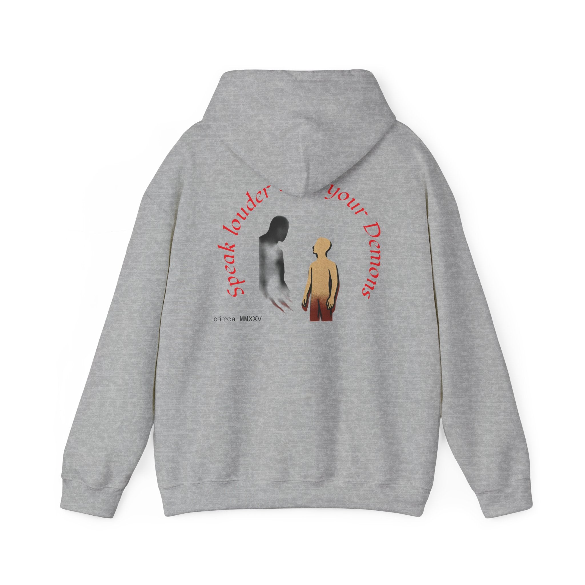 Empowering Hoodie: Speak Louder than your Demons, Motivational Sweatshirt