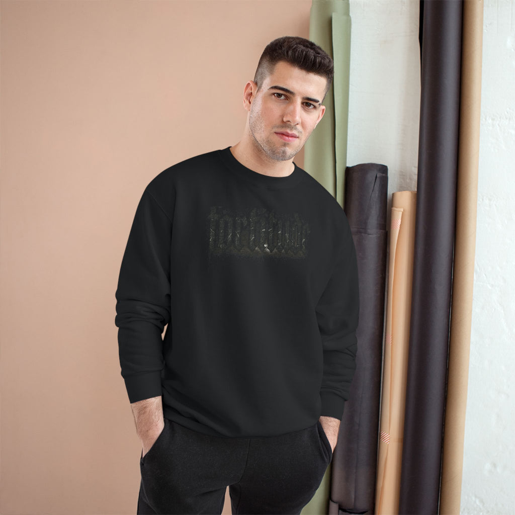 Fortitude Graphic Champion Sweatshirt for Resilience and Strength
