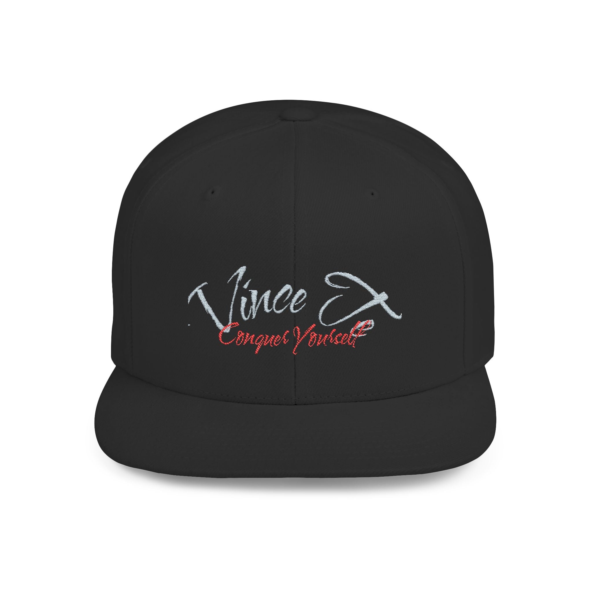 Flat Bill Snapback Hat - Vince Te
