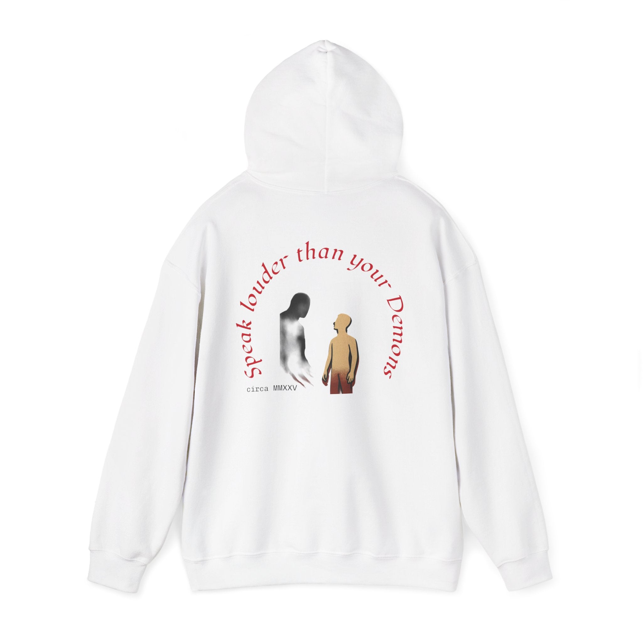 Empowering Hoodie: Speak Louder than your Demons, Motivational Sweatshirt