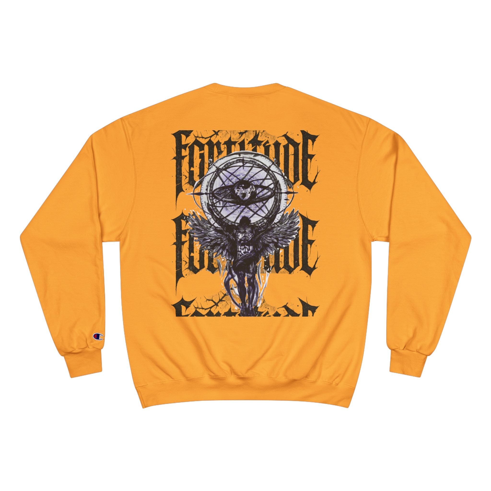 Fortitude Graphic Champion Sweatshirt for Resilience and Strength
