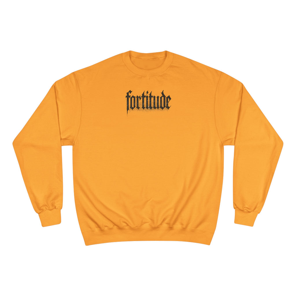 Fortitude Graphic Champion Sweatshirt for Resilience and Strength