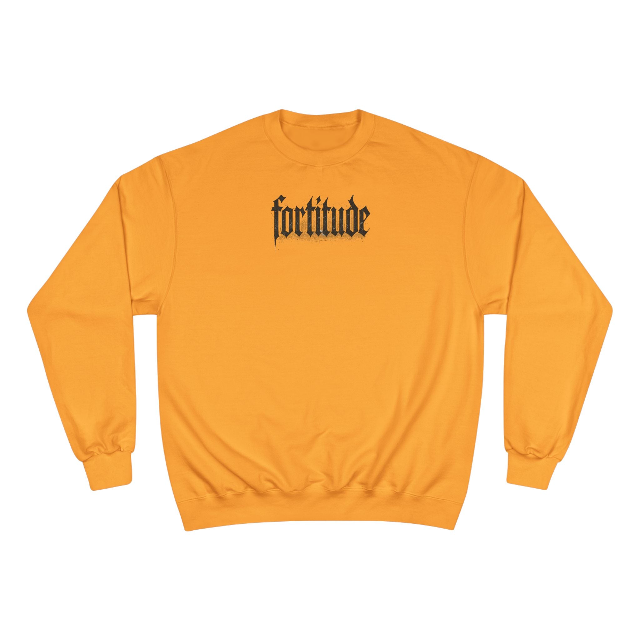 Fortitude Graphic Champion Sweatshirt for Resilience and Strength